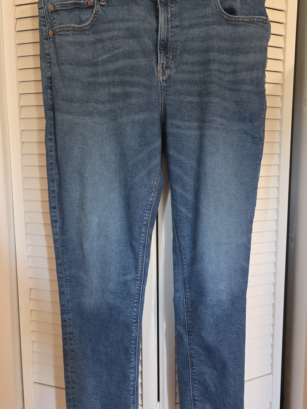 American Eagle Stretch Mom Jeans Women's Blue Jeans